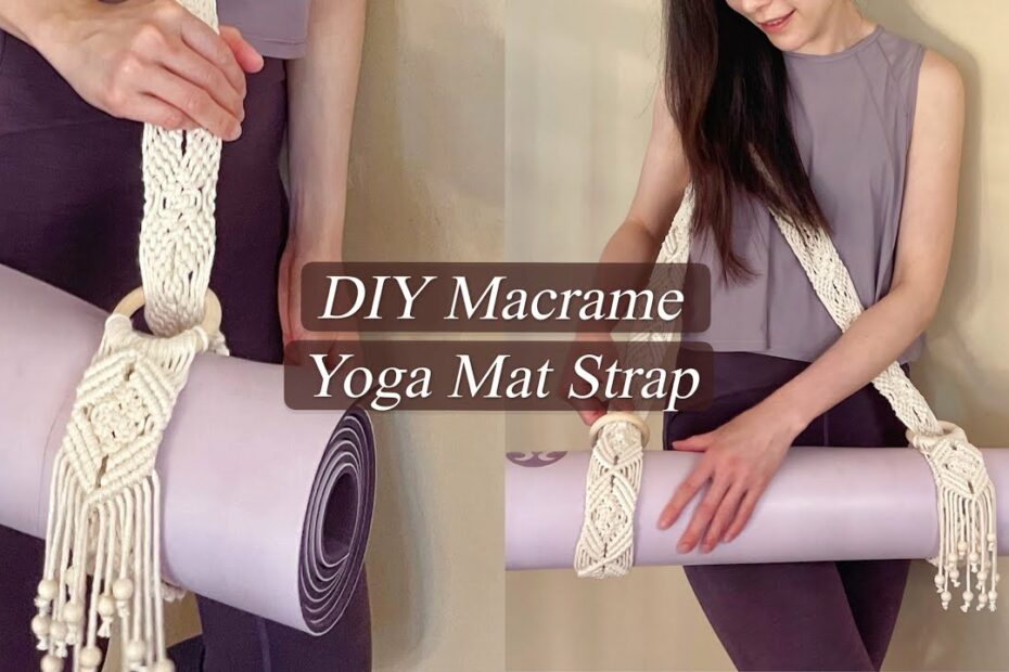Diy/How To Make A Macrame Yoga Mat Strap/Macrame Tutorial/編織教學/瑜珈墊背帶 -  Youtube