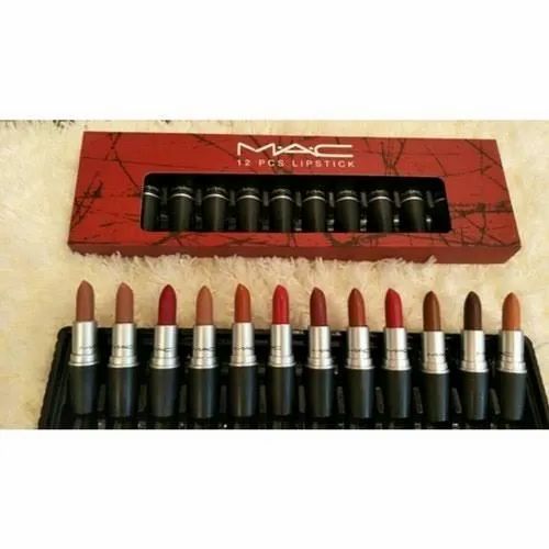 Mac Lipstick Set Of 12, Type Of Packaging: Box